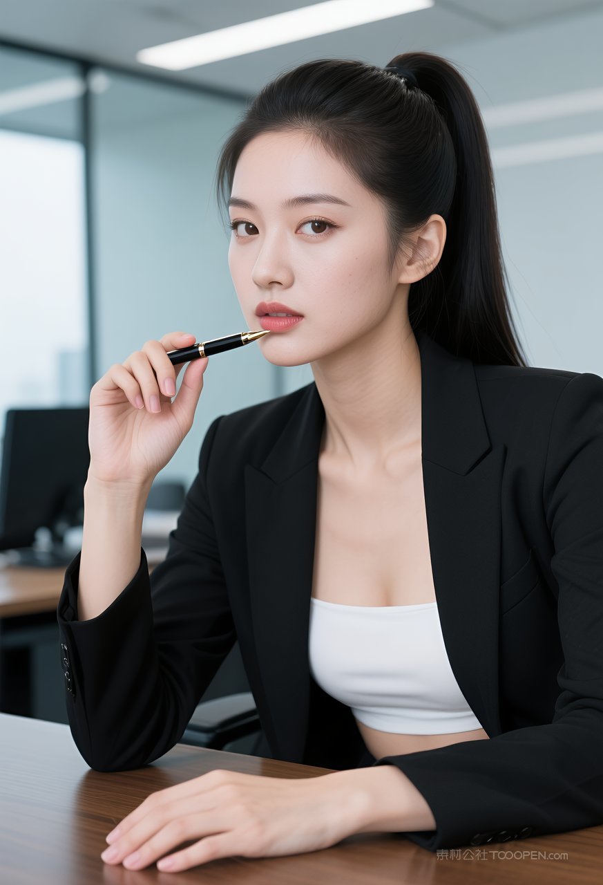 模特女白领